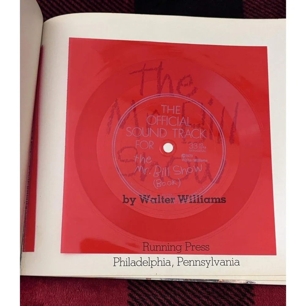 The Mr. Bill Show by Walter Williams Paperback Book SNL 1979 with Flexi Record